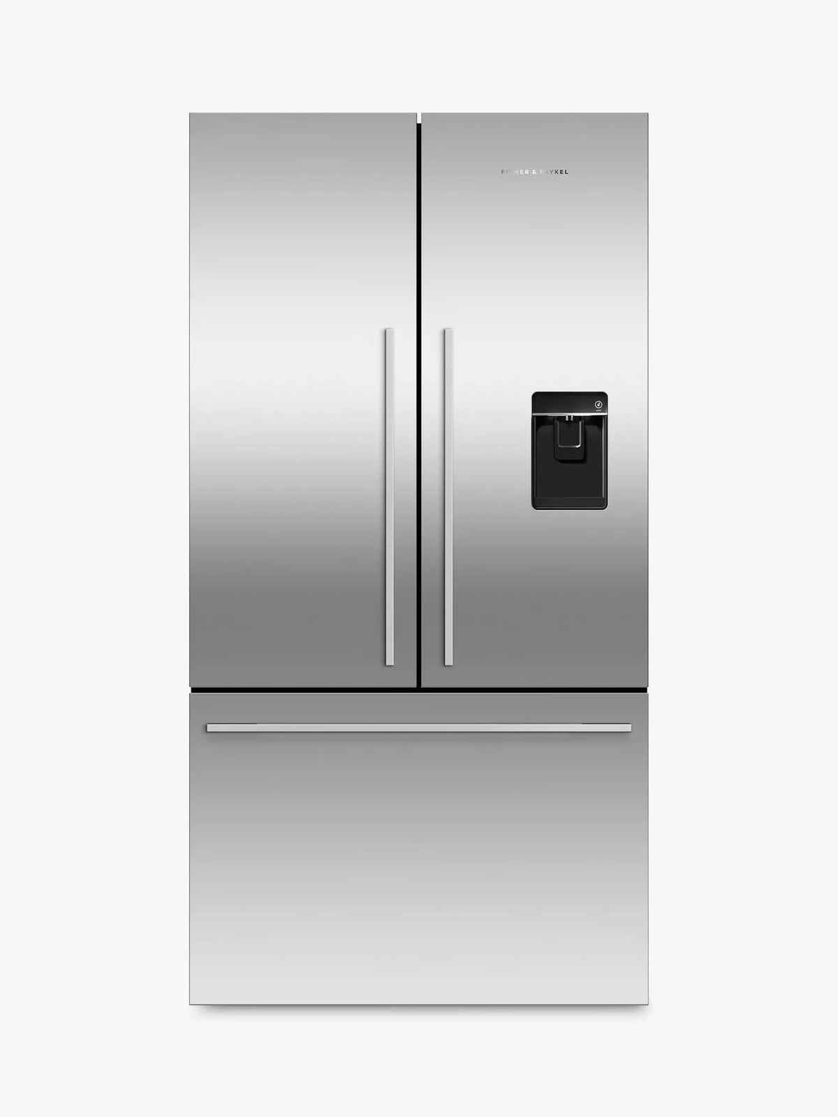 569L French Door Freestanding  Fridge Freezer, Stainless Steel, Frost Free, E Energy Rating