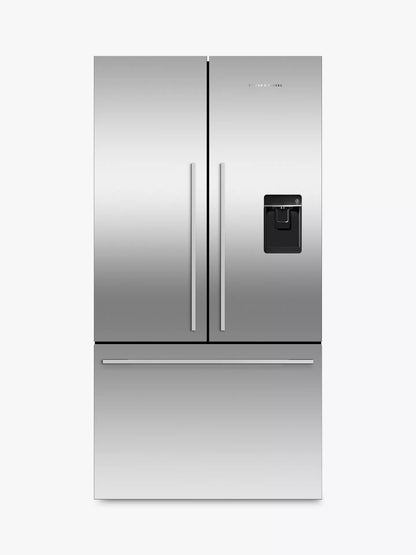 569L French Door Freestanding  Fridge Freezer, Stainless Steel, Frost Free, E Energy Rating
