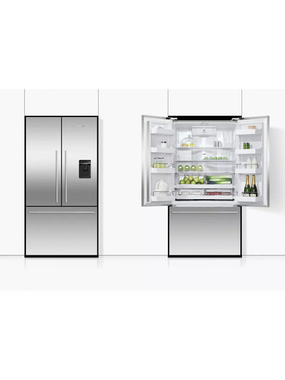 569L French Door Freestanding  Fridge Freezer, Stainless Steel, Frost Free, E Energy Rating